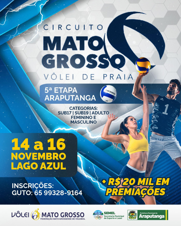 CIRCUITO MATO GROSSO DE VÔLEI | 5ª ETAPA